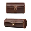 Watch Boxes & Cases Leather Roll Travel Case Rolls Box Organizer For Man StorageWatch