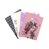 100pc/lot Mini Gift Bags 9 x 15cm Various Patterns Thank you Plastic Shopping Bag for Boutiques Store