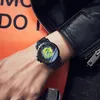 Armbanduhren Luxus 2022 Marke Mgorkina Männer Uhr Watches Black Edelstahl Automatisch mechanisches Skelett Uhr Luminous Skull Design Clockwri