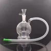 2 Set Bruciatore a Olio in Vetro Bong Narghilè Tubo dell'Acqua Bubbler 10mm Femmina Dab Rig Bong per Fumare con Banger Maschio Chiodo e Tubo per Olio 20 Stili per Opzione