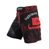 SOTF MMA Black Samurai Fighting Respirant Fitness Print mma Shorts Tiger Muay Thai kickboxing Fight Shorts Vêtements de boxe mma 220511