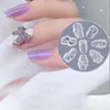 Nail Art Templates Silicone Bowknot Carving Mold Cute Bowtie Heart Mould Stamping Design Polish UV Gel Stencils DIY Manicure ToolsNail