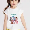 T-shirts zomer kawaii t shirts voor meisjesjongen baby cartoon betoveren shirt mode mode kinderen peuter tops kleine meisjes dupis-shirts