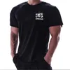 Hommes # 39; s T-shirts Hommes # 39; s T-shirt Bodybuilding Vêtements À Manches Courtes Hommes Mode Européenne Grande Taille Casual Pour Hommes Tops FitnessMen's