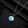 Pendant Necklaces Waves Sea Pendants Necklace Fashion Trendy Jewelry Gift Beach Drop Delivery 2021 Mjfashion Dhr98