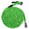 25FT200FT tuyau d'arrosage extensible Flexible eau en plastique s pistolet de lavage de voiture pulvérisateur outils d'irrigation 220813