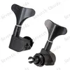 Un set di 4 pezzi Bottoni a coda di pesce String Tuning Pegs Tuner Machine Heads per 4 String Bass Replacement - Nero