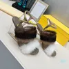 2022-Fashion-Brown Mink Mink Mink Sandals с высокими каблуками прозрачные высокие высокие каблуки с открытыми сандалией из кожи лодыжки для лодыжки на ногах для женщин роскошь