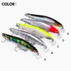 Alta qualidade K1626 MINNOW BURS PESQUISA DE PESQUISA - Jerkbait Sinking Lure Conjunto de iscas duras Crankbait para trutas peixes -gato plugue de pesca bluegill 200pcs/lote