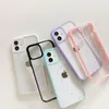 iPhone 15 15 14 13 12 11 Pro X XR XS Max 7 8 Plus Soft Bumper透明マットPCバックケースカバー新しいデザイン