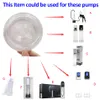 Universal Soft Silicone Sleeve For Male Penis Pump Enlarger Enlargement Vacuum Cylinder Erection Enhancer Seal Donut Replacement