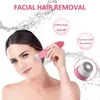 3 in 1 Ultrasonic Facial Cleansing Brush & Hair Removal Epilator Face Lift Deep Massager Skin Care Tools220429