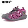 GRITION Women Platform Wedges Beach Sandals Trekking Outdoor Hiking Shoes Summer Flat Casual Sport Sandal Fashion 36-41 220406