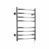 Towel Racks Wall Mounted Holder Rail Electric Warmer Bathroom Dryer Stainless Steel Heated Rack