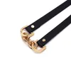 Связанная цепочка модные кожаные браслеты для женщин ювелирные изделия Оптовые панк -панк класс Круглый Упало