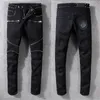 2023 Mens Designers Jeans Distressed Ripped Biker Slim Fit Moto Biker Denim Pour Hommes Top Qualité Mode Mans Pantalons pour hommes