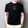 2022 SS Słynny Designer Mężczyzna Wysoka T Shirt Stripe Druku Okrągły Neck Krótki Rękaw Czarny Biały Moda Mężczyźni Kobiety Wysokiej Jakości Tees M-XXXXL