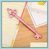 Gel Pens Writing Supplies Office School Business Industrial Ll 1Pcs Cartoon Unlocking Key Pen Out Of Pencil Case Write Easy And Dhxmg