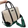 Men briefcases Casual briefcase designer handbag with double letter printing single shoulder bag large capacity document cross body Computer package bags