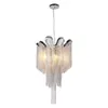 Lampes suspendues Lampe Vintage moderne en aluminium chaîne lustre éclairage de luxe suspension pour la maison El Restaurant décorationpendentif