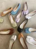 Dress Shoes Designer New Korean Split Toe Shoes Chic Personalized Soft Ballet Shoes Women Flat Loafers Summer Sandals 220324