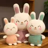 Lovely Pearl Rabbit Plush Toys Kawaii Stuffed Soft Standing Rabbits Dolls Cartoon Toys Children Baby Birthday Gift