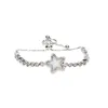 Braccialetti con ciondoli Top Quality White Fire Opal Stone Star Regalo di Natale Catena da tennis Gioielli da donna Cz BraceletCharm Inte22