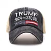 Trump 2024 Amerikan Başkanlık Şapkası Amerika'yı Tekrar Harika Yapın Donald Trump Cumhuriyetçi Şapkalar Maga İşaretli Mesh Cap