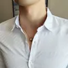 2022 Otoño Plaid Sirts para hombres Camisas de vestir de negocios de manga larga Slim Casual Social Camisas Streetwear Blusa Camisa Masculina