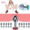 3 tailles sexy vibrateur métal jouets anaux pour femmes produits pour adultes hommes godemichet anal acier inoxydable gode