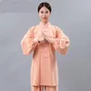 Abbigliamento etnico tratto cotone tai chi outfit wushu costumi di performance costume da guerriero cinese taichi sprots ta208