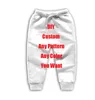 Tessffel 3dprint diy aangepaste ontwerp mannen vrouwen broek casual joggers broek drop groothandelaren voor verzender 220706