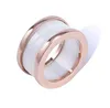 Bande de série B Anneaux pour hommes Ring Classic Luxury Designer Bijoux Womens Titanium Steel Alloy Gold Plated Silver Rose Never Fade Hypoa5468334