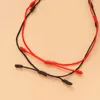 Charm-Armbänder, handgefertigt, Vintage, sieben Knoten, rot, glücklich, geflochten, blau, böser Anhänger, Armband für Damen und Herren, Amulett, Erfolg und WohlstandCharm