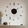 벽시계 80cm DIY Quartz 아크릴 3D 큰 장식 미러 스티커 오버 사이즈 reloj de pared298z
