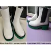 Женщины Boots Boots Смешанные Цветовые Нижние Сапоги Платформа Slip На Леди Обувь Ретро Повседневная Самки Дождевые Ботинки Мода 2022 Новый