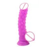 NXY Dildos Dongs PVC Manual Artificial Penis Langya Granule Vaginal Massage Masturbation Device for Women JJ 220507