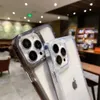 Прозрачный ударопрочный гибридный PC TPU против пыли Телефон Чехлы для iPhone 13 PRO 12 11 MAX XR SE 2022 Очистить пространство Красочный чехол