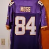 Chen37 Custom Men Youth Women Vintage Custom #84 Randy Moss 1998 Retro College Football Jersey Size S-5XL 또는 사용자 정의 이름 또는 번호 저지