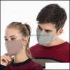 Andra hemtextil Anti-Smog Anti-Doust Face Mouth Mask Man Woman Winter C Dhkya