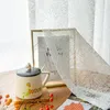 Curtain & Drapes Geometric Firework White Woven Lace Sheer Floral Rod CurtainCurtain