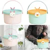 Enveloppe cadeau portable mignon seau Box Box Kids Toys Conteneur pour le mariage Favor CenterPieceCift