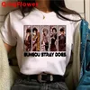 Bungou chiens errants t-shirt haut t-shirts femmes Harajuku Kawaii Streetwear Ulzzang Couple été