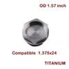 1.375x24 Titanyum Uç Kapak Vidalı Bardaklar Dikiş Adpater 1/2x28 5/8x24 Modüler Solvent Tuzağı Yakıt Filtre Kiti için İplik Moun