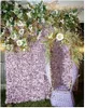 Decoratieve bloemen kransen 40x30cm roze zijden rozenbloemwandpanelen met blad kunstmatige diy bruiloft decoratie feest huis achtergrond decor