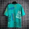 Summer Mens T Shirts Harajuku Fashion Korean Printing Short Sleeve Tops Tee Men Casual Men Clothing Streetwear Trend T Shirts 220607