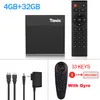 Tanix X4 Android11 ​​Smart TV Box Amlogic S905x4 AV1 3D Wyświetlacz 8K 4G32G 4G64G BT Ustaw górne pole 2.4/5G WiFi