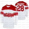 CC2604 C202 Maillot de hockey d'hiver Danemark 2022 2 Phillip Bruggisser 9 Frederik Storm 15 Matias Lassen 16 Matthias Asperup 17 Nicklas Jensen 22 Markus