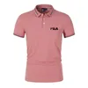 Zomer hoogwaardige heren raapje slank merk snel droge droge korte mouw buiten sportpolo shirt 220524