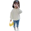 Baby Mädchen Kleidung Sweatshirt Jeans Mädchen Kleidung Einfarbig Mädchen Trainingsanzug Herbst Winter Kinder Anzüge 210412